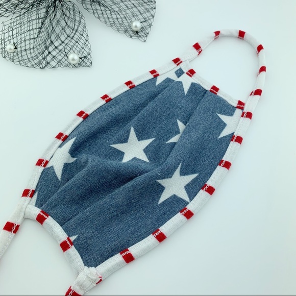 USA STARS FACE MASK- UNISEX - Picture 6 of 7